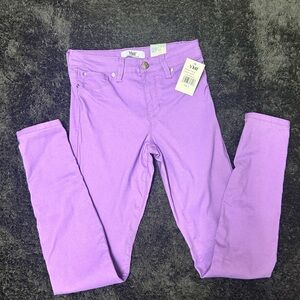 Hydrangea purple super stretchy, comfy denim jeans from my boutique.